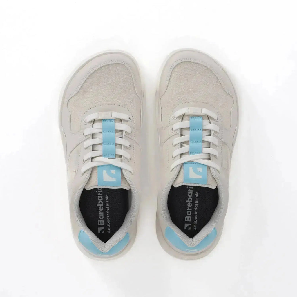 Barebarics - Zing Off White & Blue - Zapatillas barefoot unisex azul