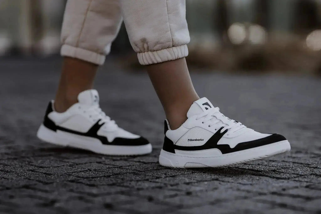 Barebarics - Zing Blanc & Noir - Chaussures barefoot