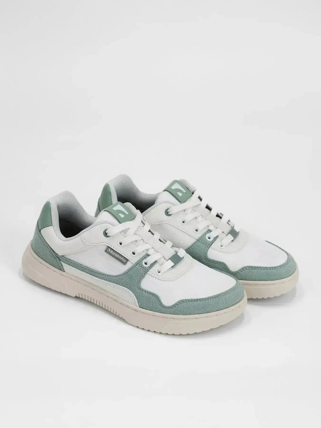 Barebarics - Zing White & Green - Zapatillas barefoot unisex blanco y verde