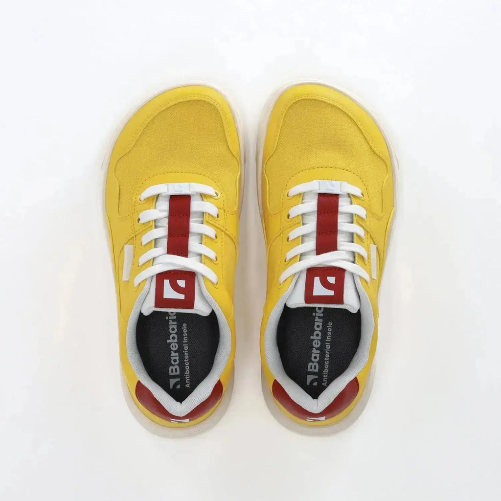 Barebarics - Zing Yellow & Red - Zapatillas barefoot unisex amarillo y rojo