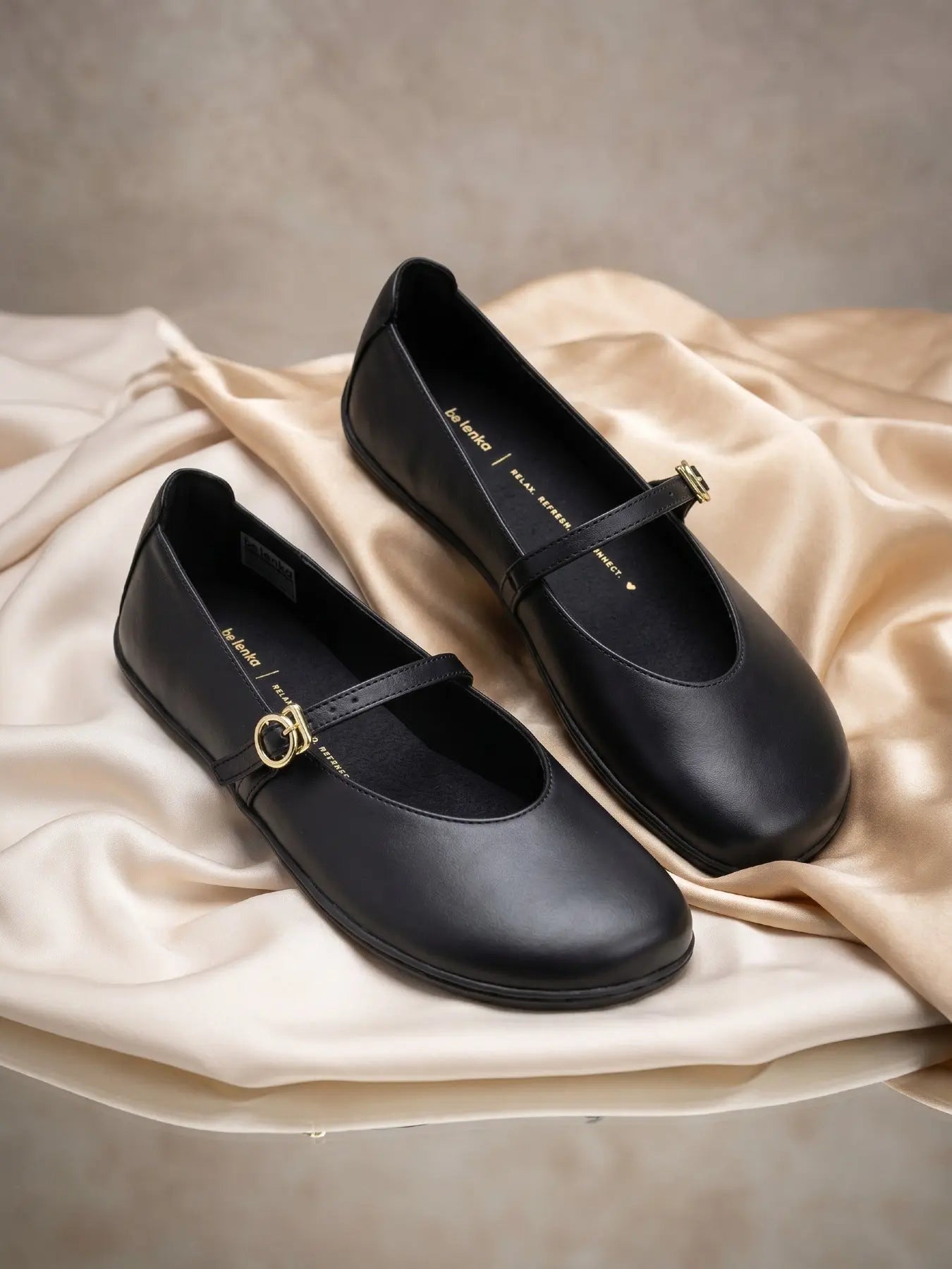 Be Lenka - Amalea All Black - Ballerines barefoot pour femme