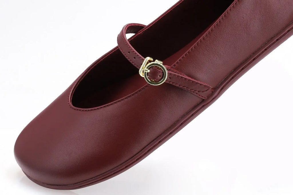 Be Lenka - Amalea Burgundy - Bailarinas barefoot para mujer