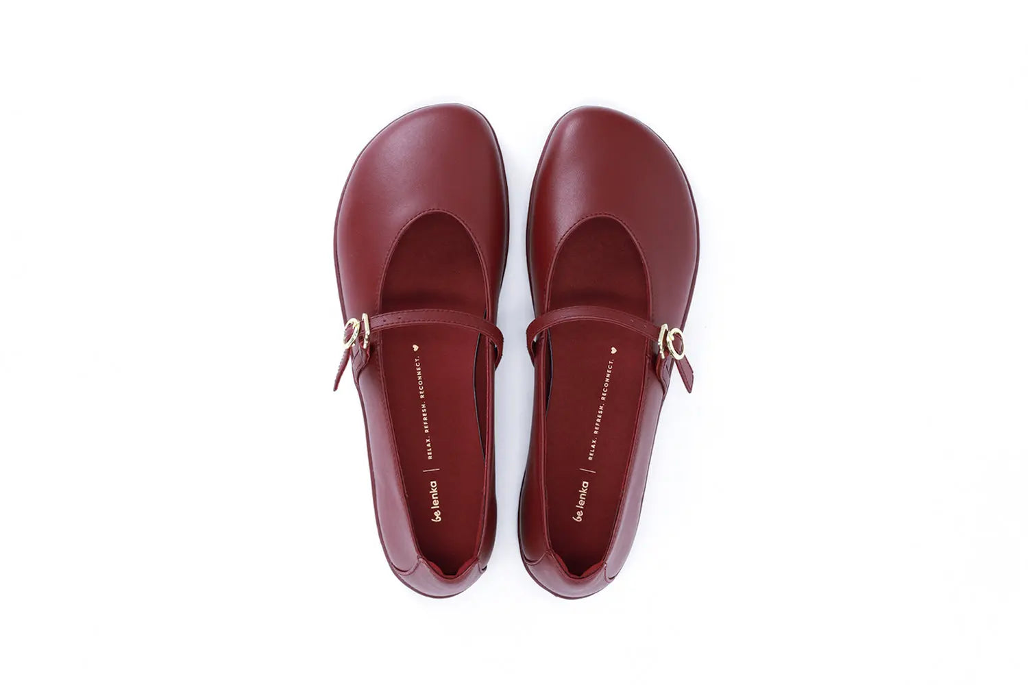 Be Lenka - Amalea Burgundy - Bailarinas barefoot para mujer