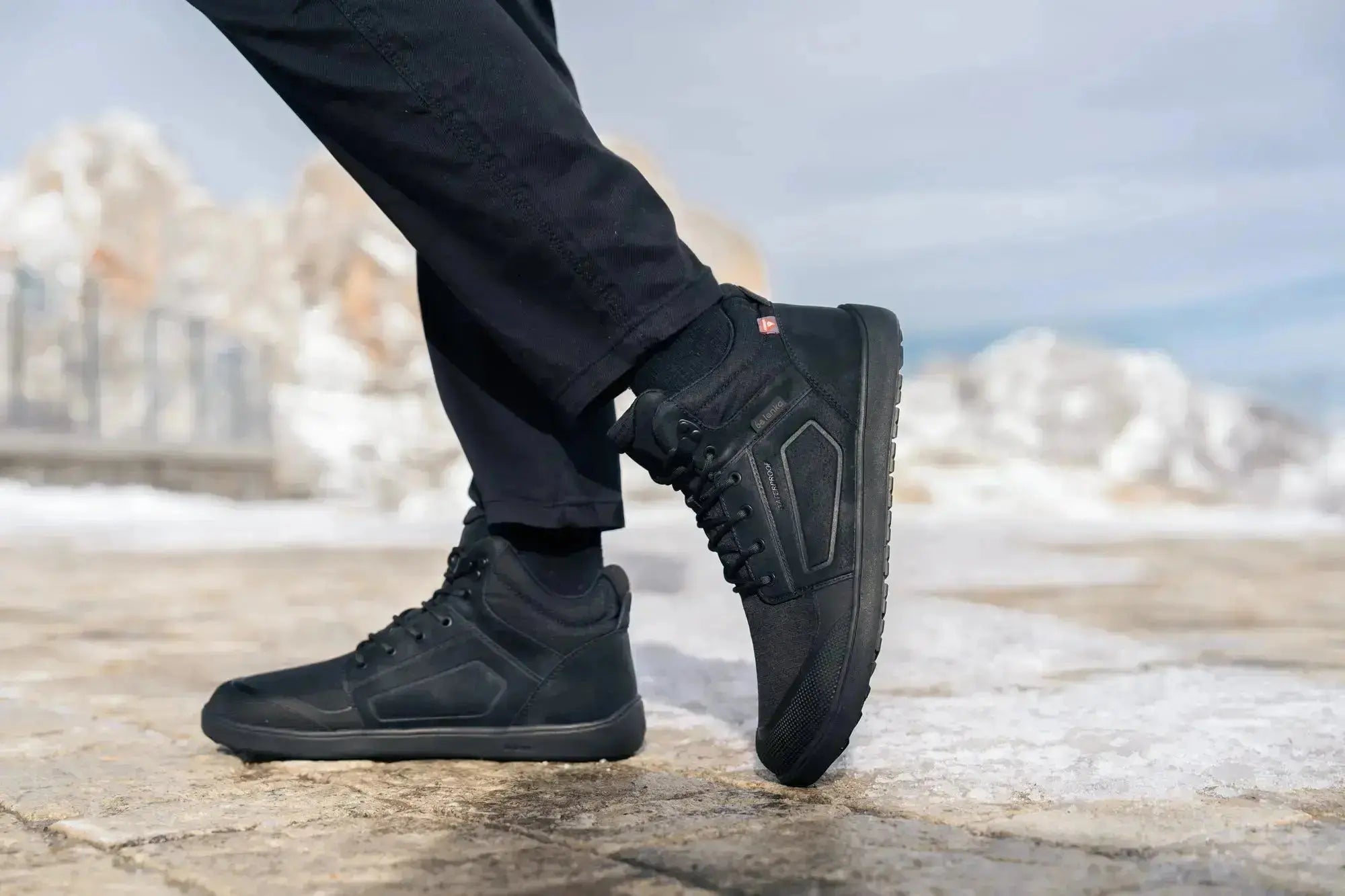 Be Lenka - ArcticEdge Noir - Bottes barefoot imperméables