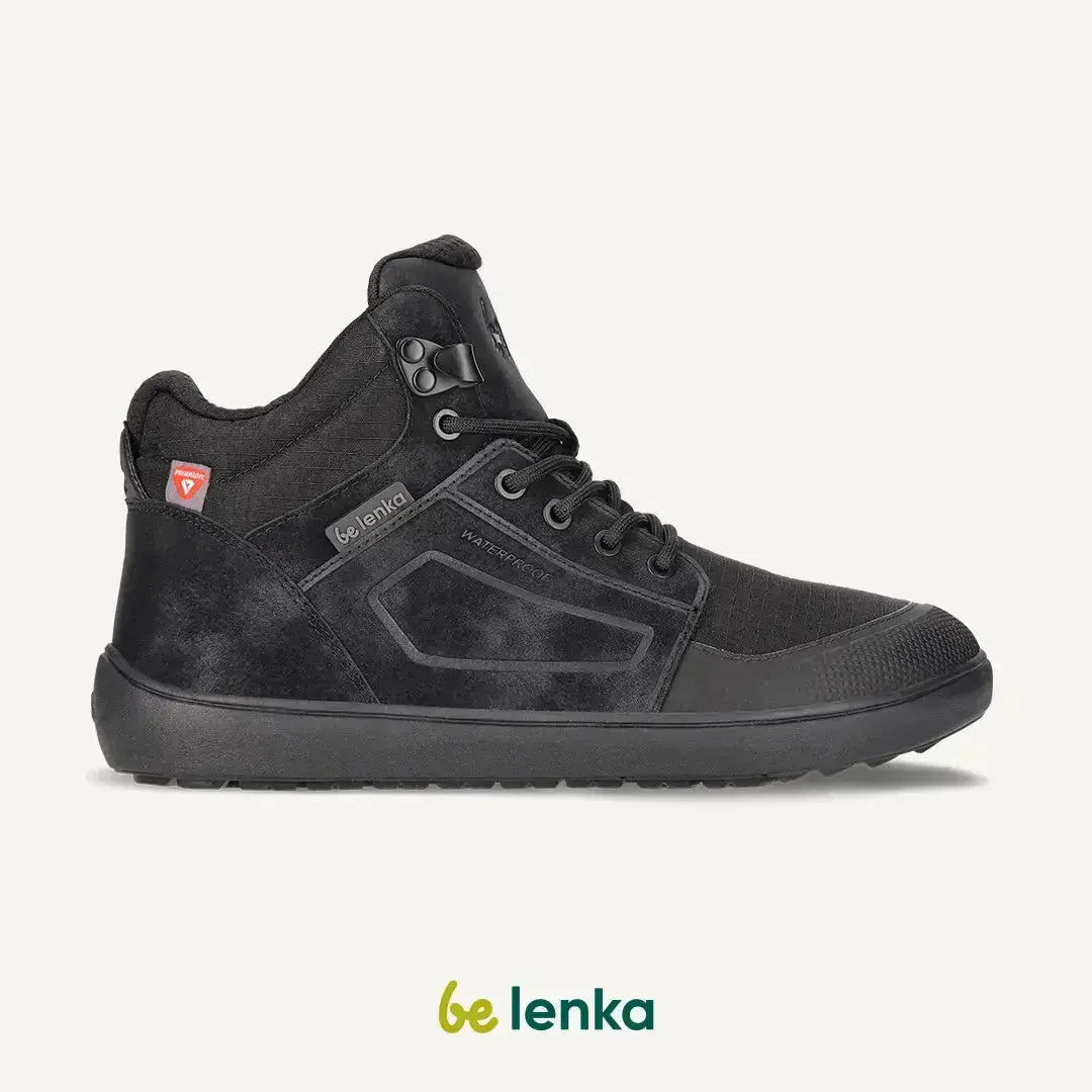 Be Lenka - ArcticEdge Noir - Bottes barefoot imperméables