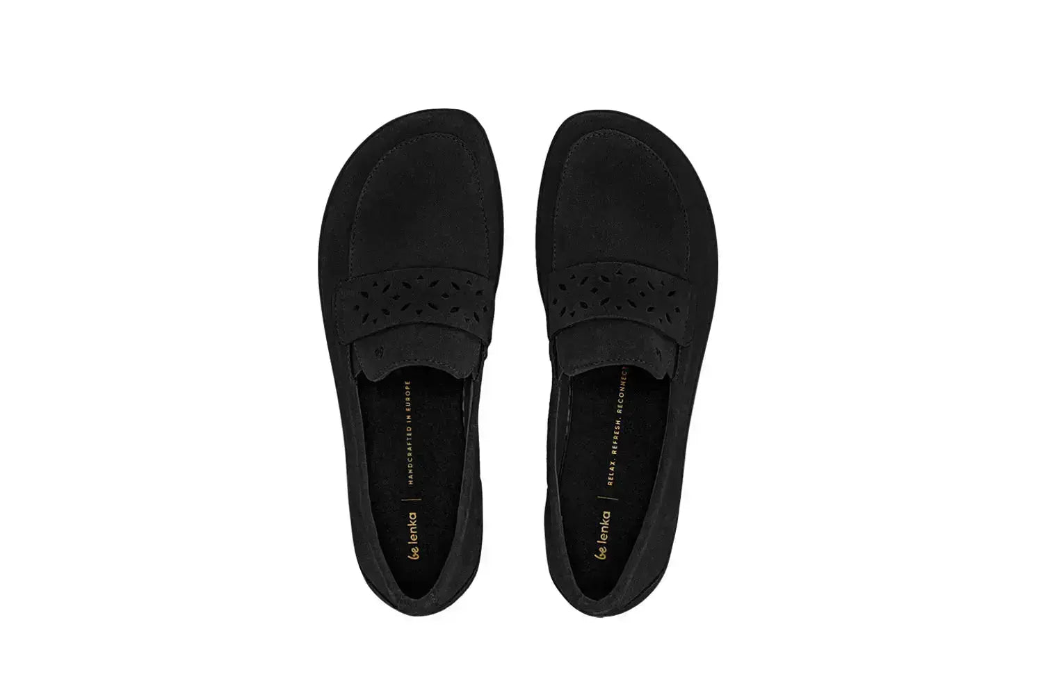 Be Lenka - Bianca All Black - Mocasines Barefoot para mujer