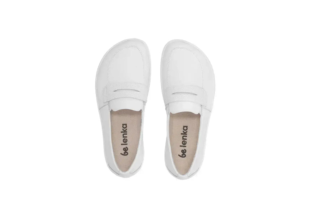 Be Lenka - Buena All White - Mocasines barefoot