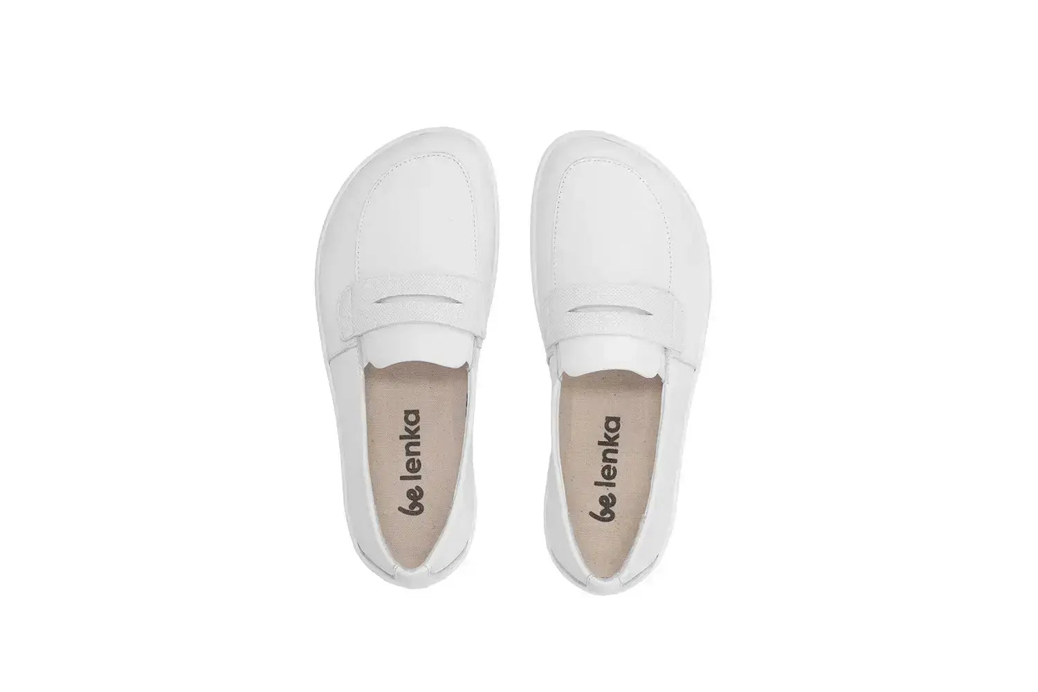 Be Lenka - Buena All White - Mocasines barefoot