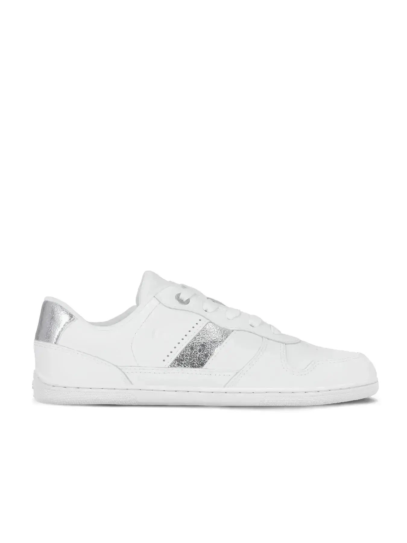 Be Lenka - Cellestia White & Silver - Zapatillas barefoot unisex blanco y plateado