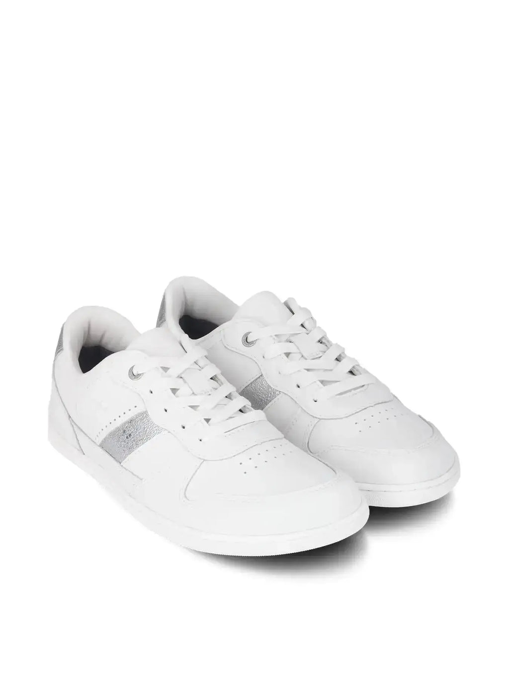 Be Lenka - Cellestia White & Silver - Zapatillas barefoot unisex blanco y plateado