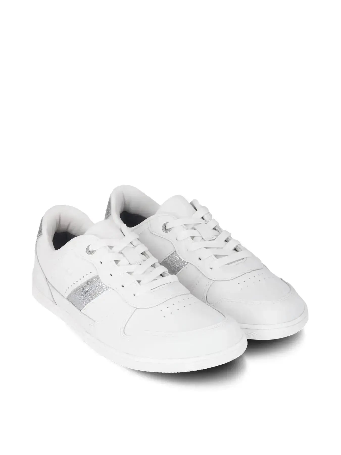 Be Lenka - Cellestia White & Silver - Zapatillas barefoot unisex blanco y plateado
