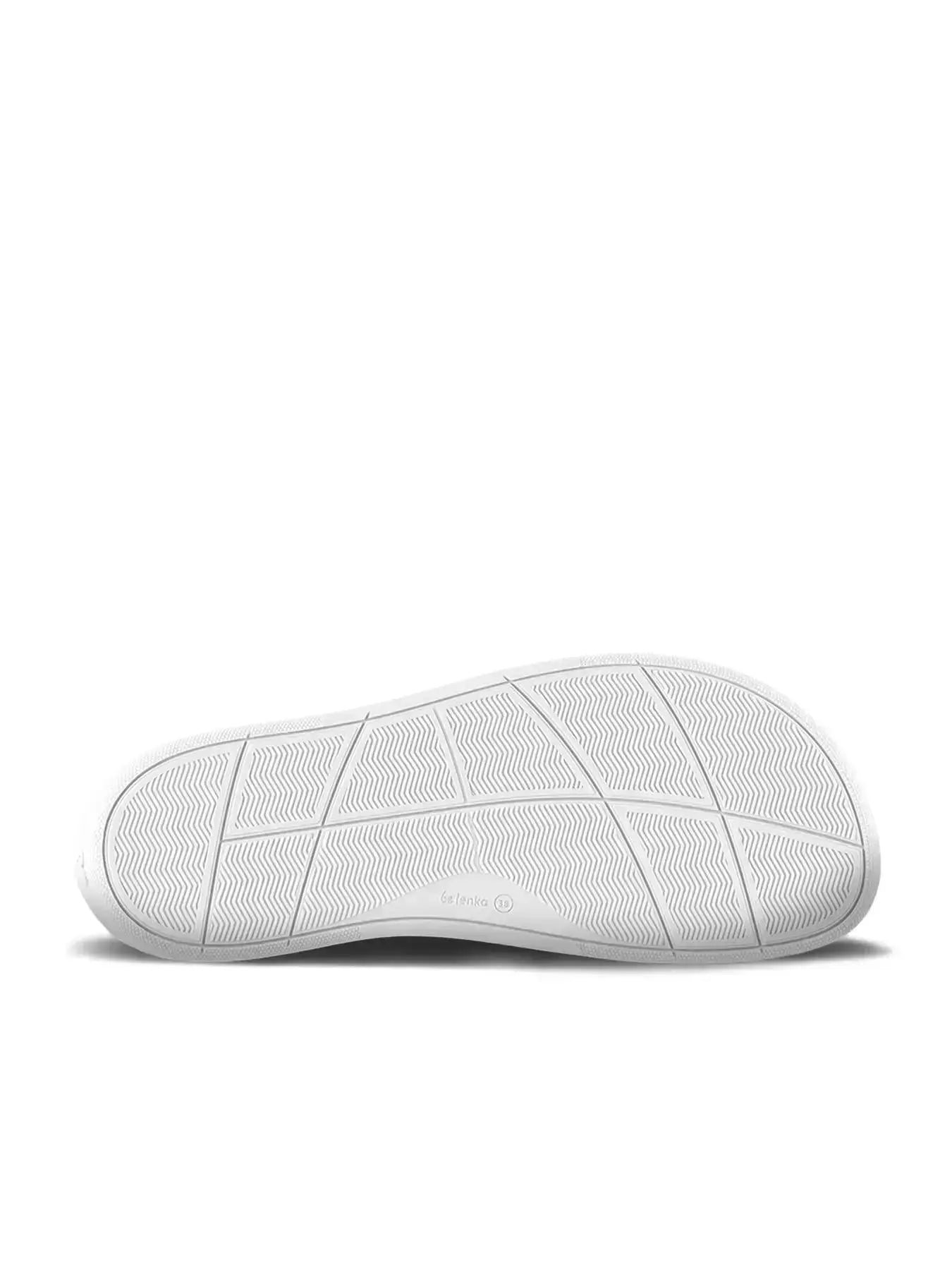 Be Lenka - Cellestia White & Silver - Zapatillas barefoot unisex blanco y plateado