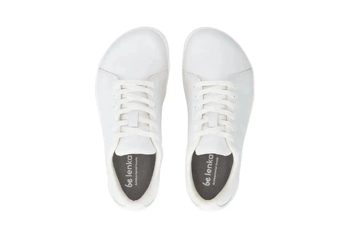 Be Lenka - Core All White - Zapatillas barefoot unisex blancas