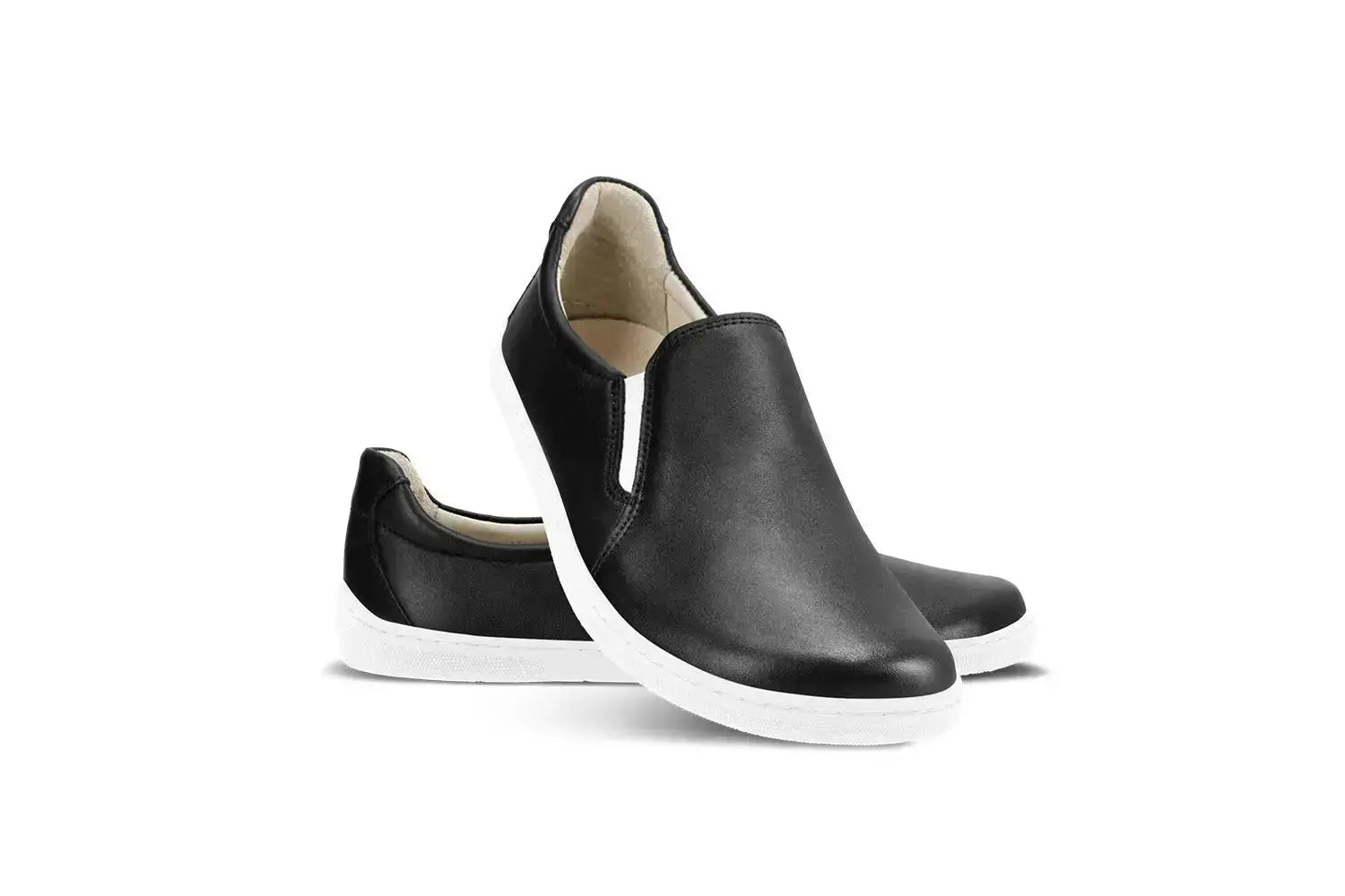 Be Lenka - Eazy Neo Black & White - Slip-ons barefoot negras