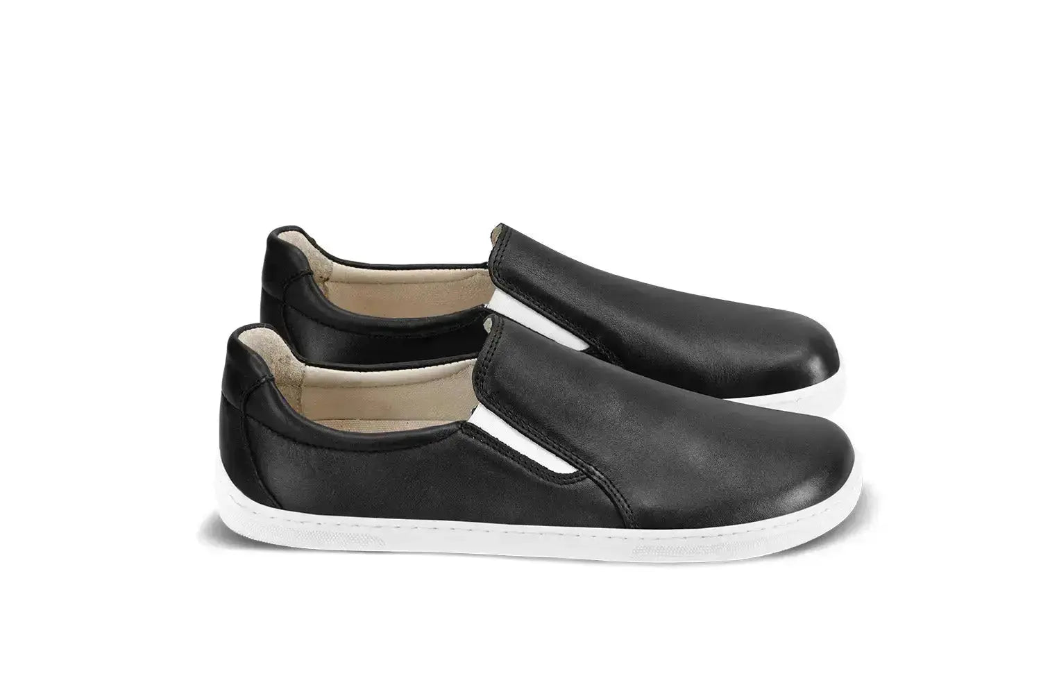 Be Lenka - Eazy Neo Black & White - Slip-ons barefoot negras