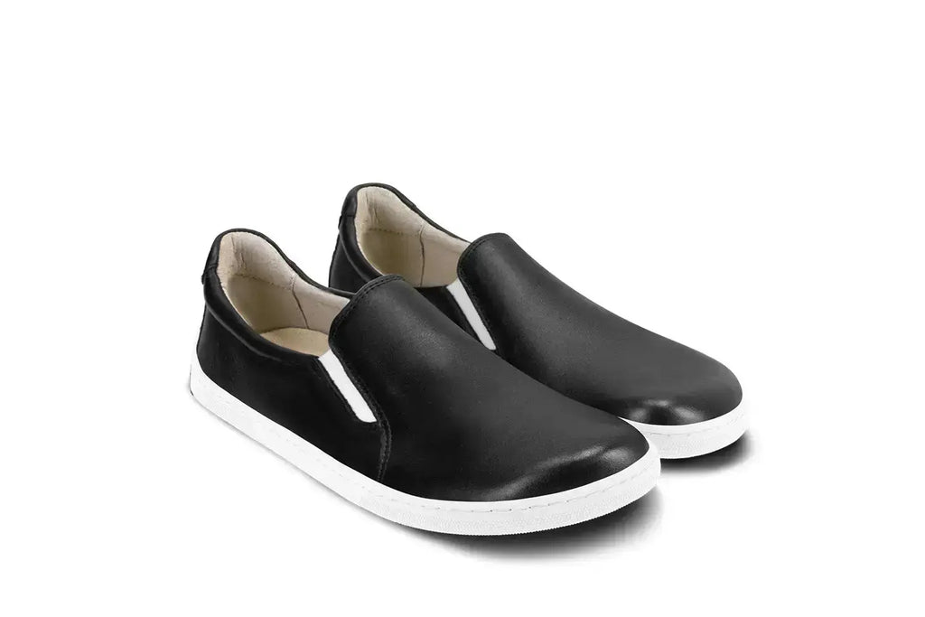 Be Lenka - Eazy Neo Black & White - Slip-ons barefoot negras