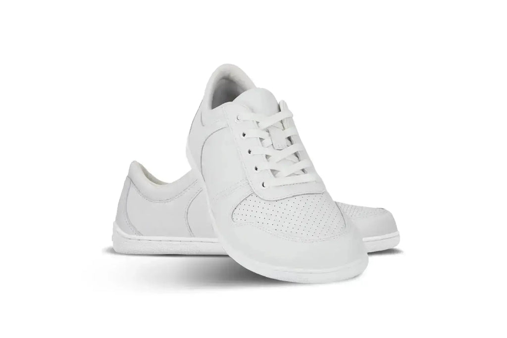 Be Lenka - Echo All White - Zapatillas barefoot unisex blancas