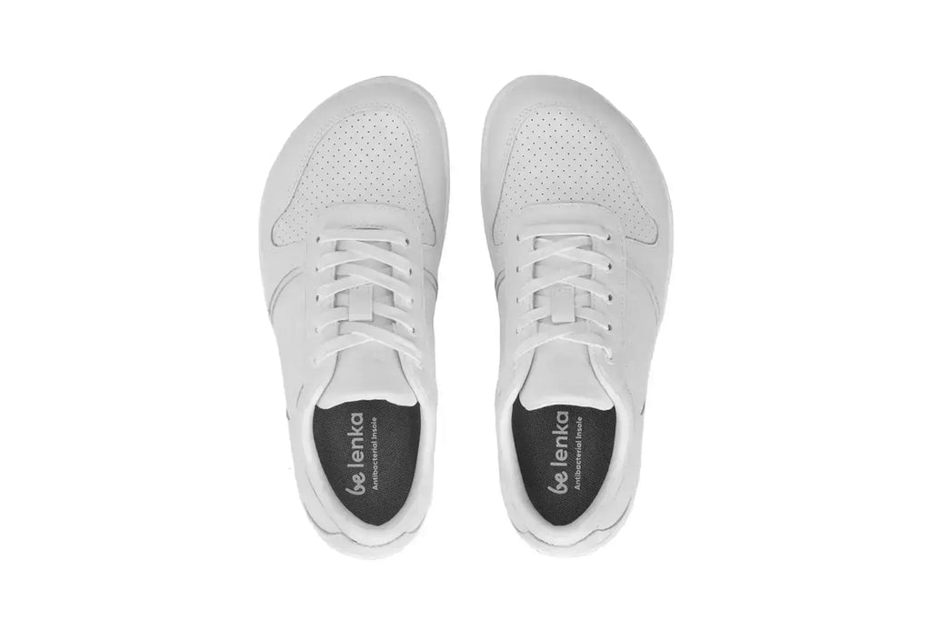 Be Lenka - Echo All White - Zapatillas barefoot unisex blancas