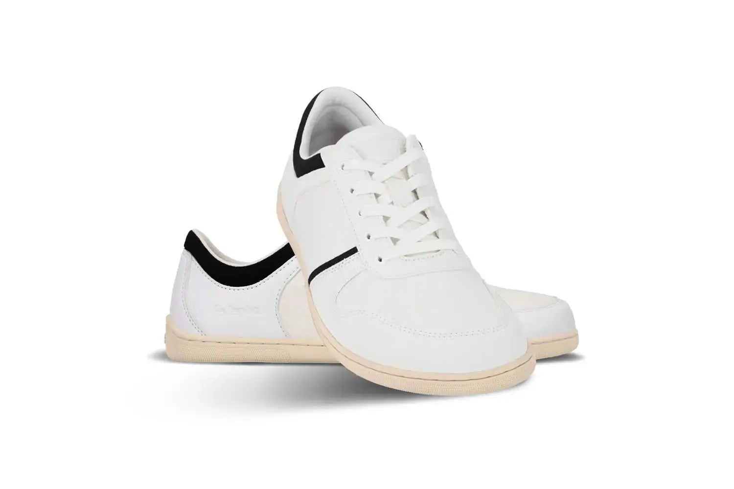 Be Lenka - Echo White & Black Vegan - Baskets barefoot veganes