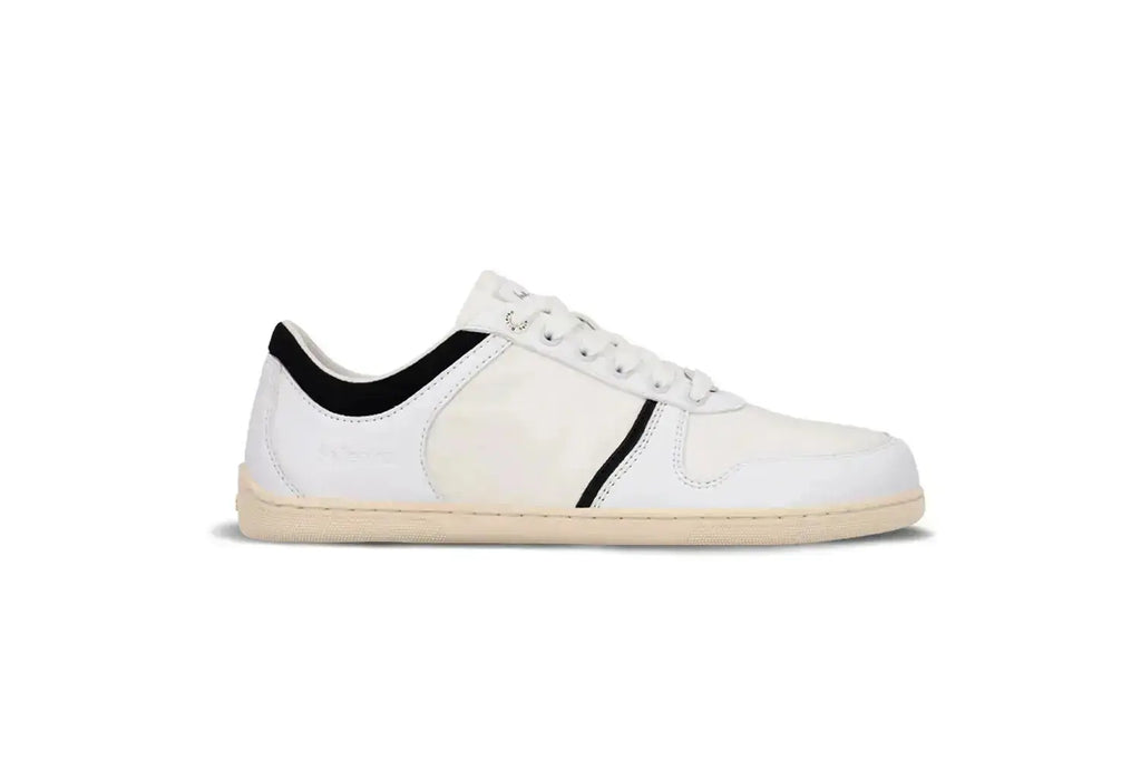 Be Lenka - Echo White & Black Vegan - Zapatillas barefoot unisex veganas blanco y negro