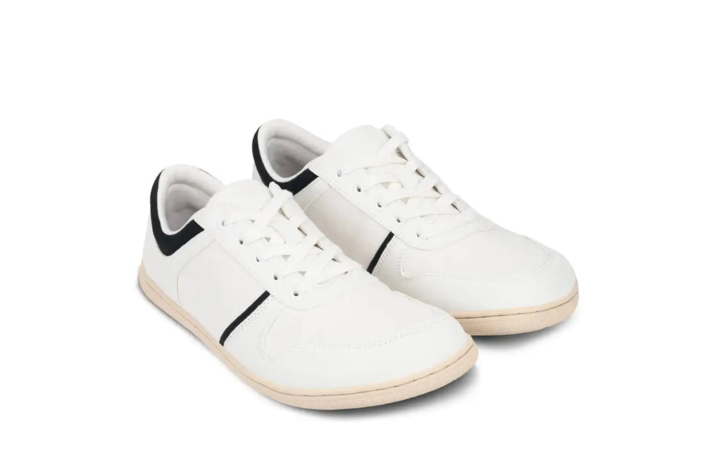 Be Lenka - Echo White & Black Vegan - Baskets barefoot veganes