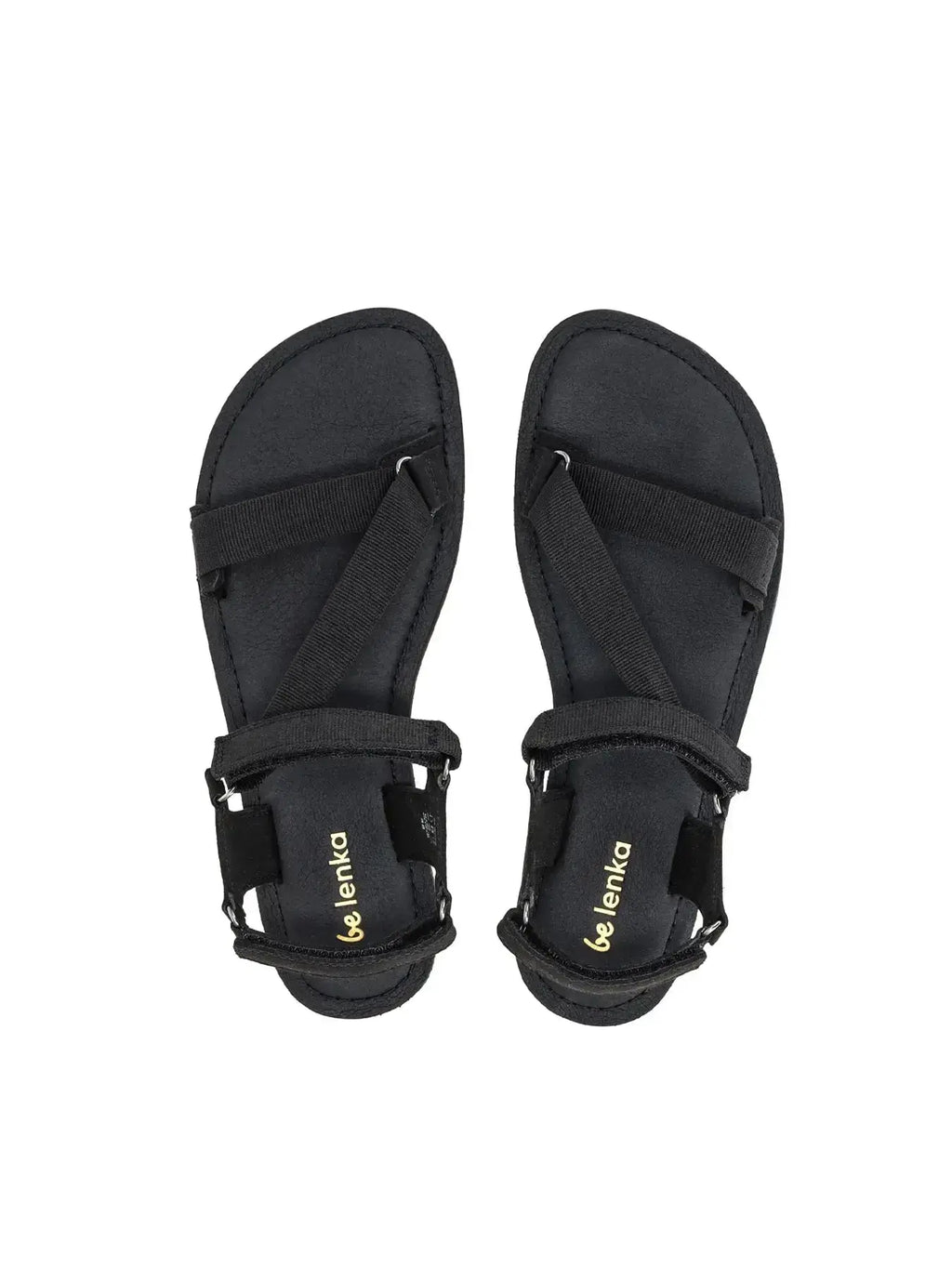 Be Lenka Flexi 2.0 Black - Sandalias barefoot para mujer