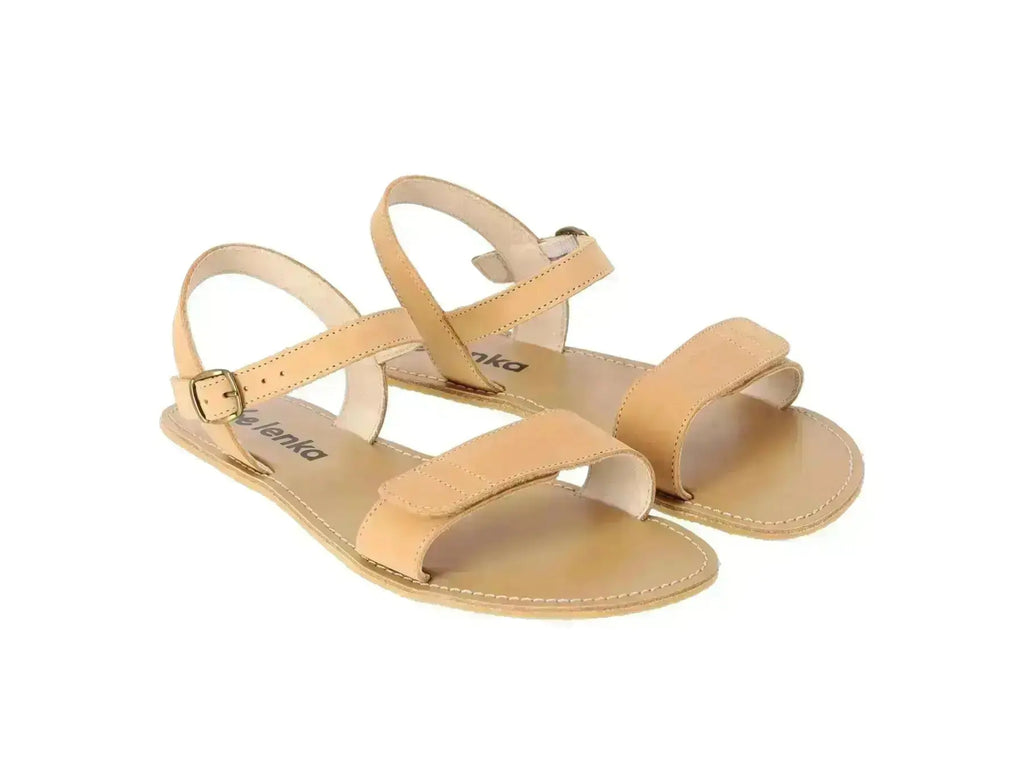 Be Lenka Grace Sand - Sandalias barefoot beige para mujer