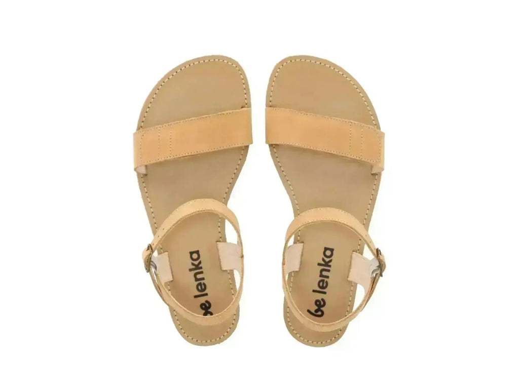 Be Lenka Grace Sand - Sandalias barefoot beige para mujer