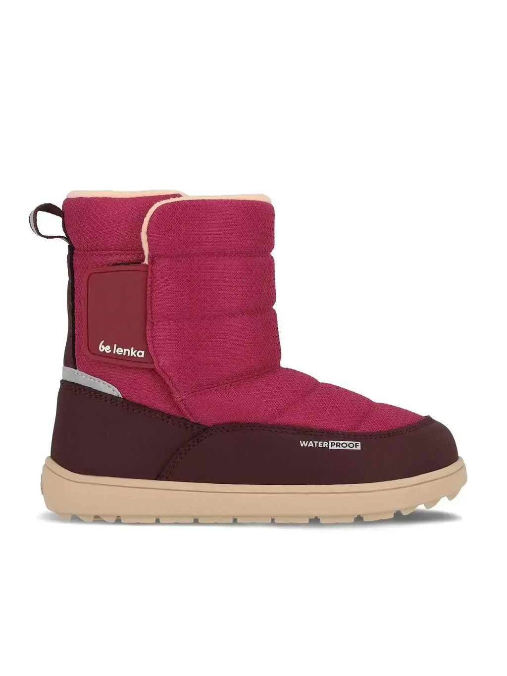 Be Lenka Kids - Ailo Dark Berry - Bottes de neige minimalistes