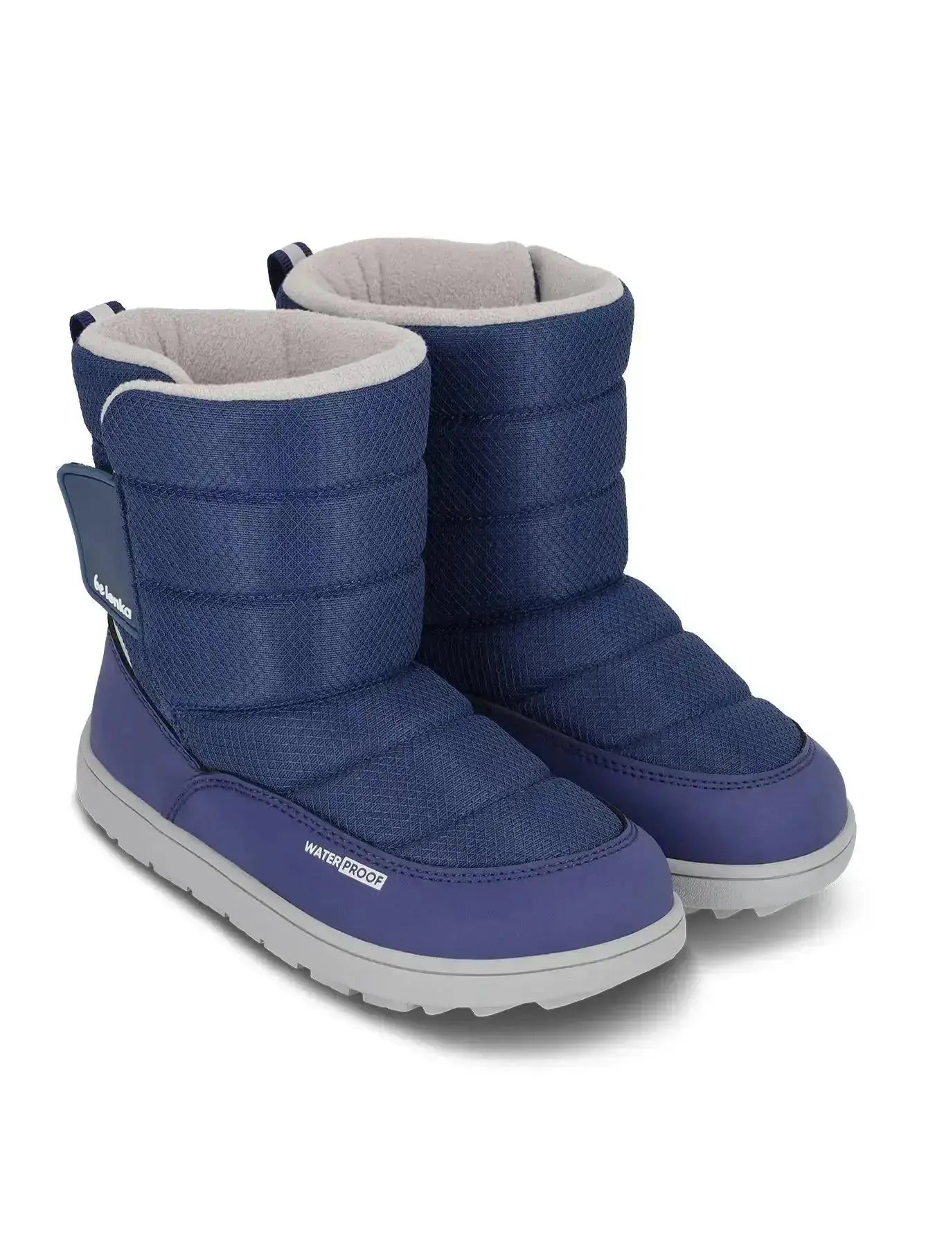 Be Lenka Kids - Ailo Dark Blue - Botas de nieve descalzas