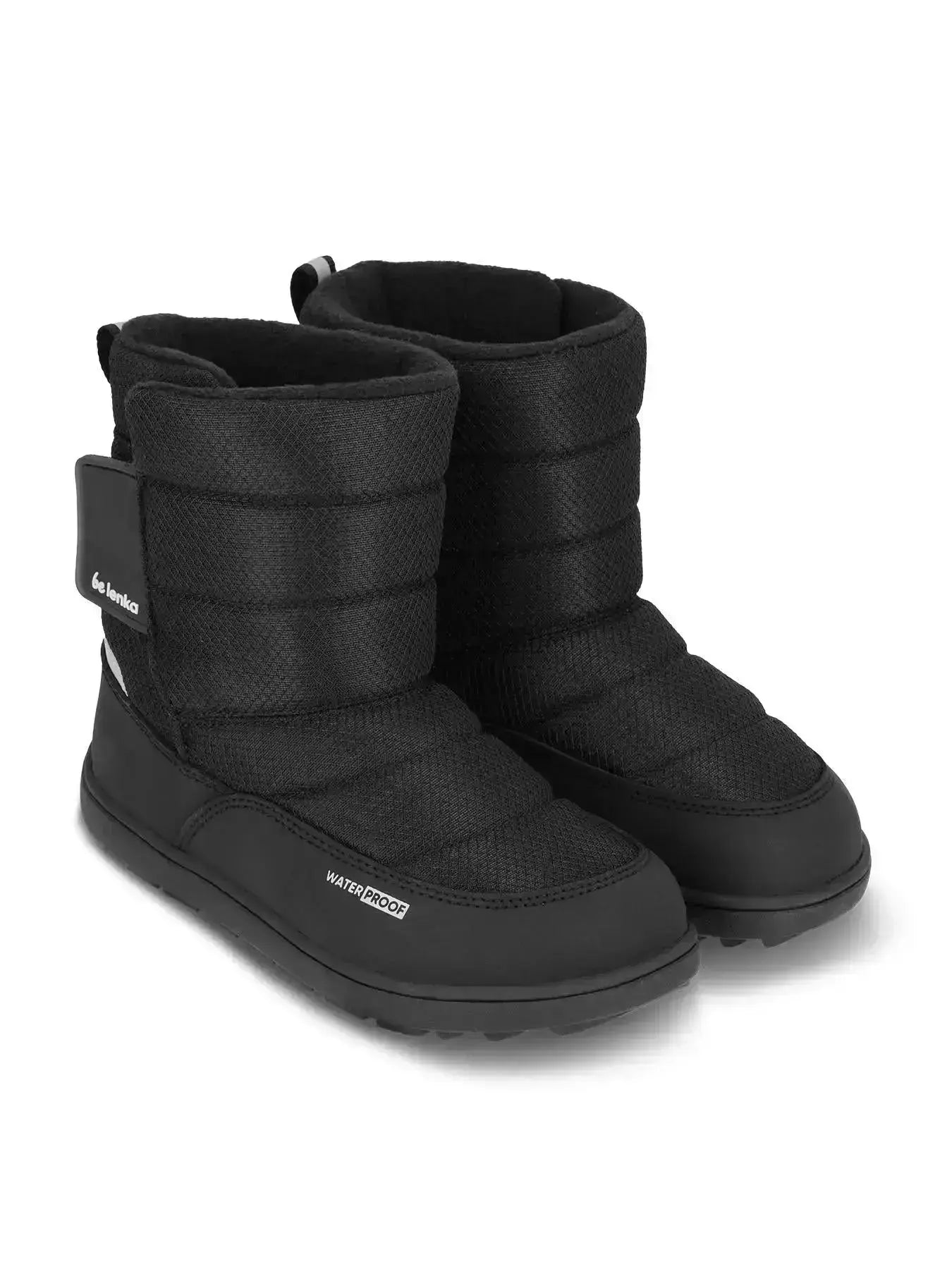 Be Lenka Kids - Ailo Junior Tout Noir - Bottes de neige minimalistes