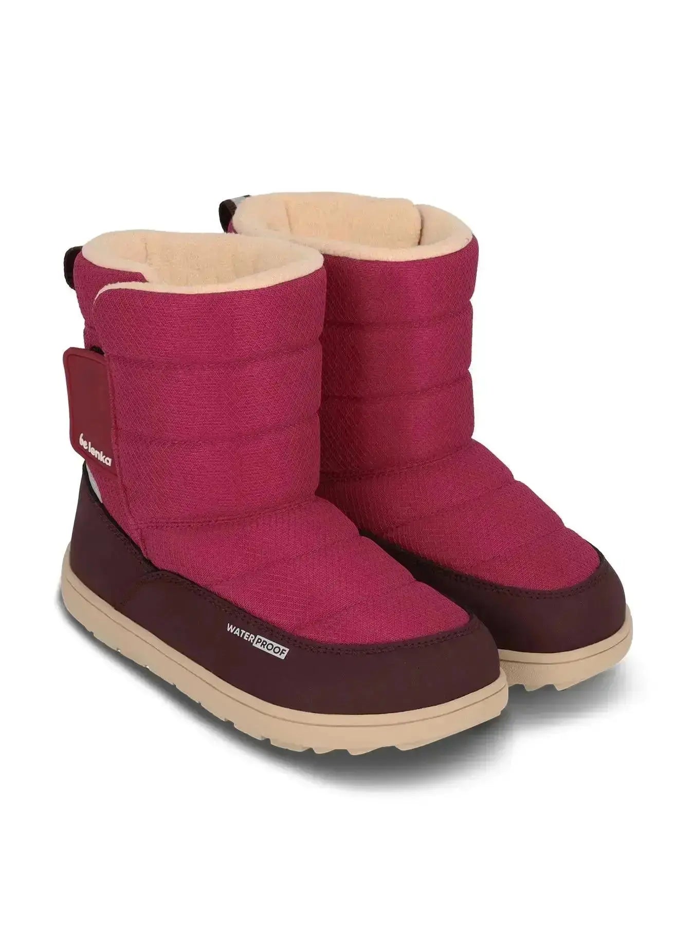 Be Lenka Kids - Ailo Junior Berry - Botas de nieve descalzas