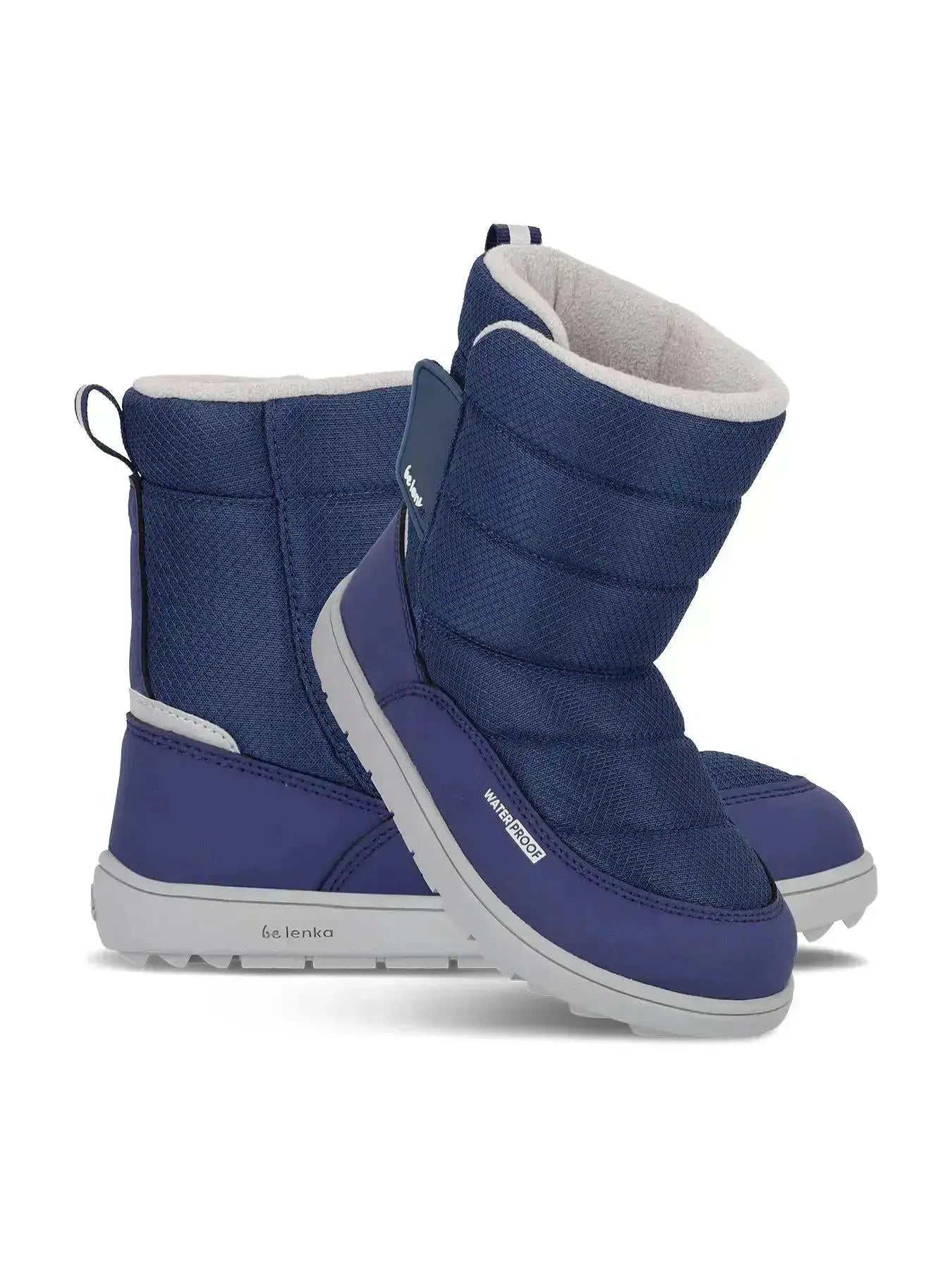 Be Lenka Kids - Ailo Junior Dark Blue - Botas de nieve descalzas
