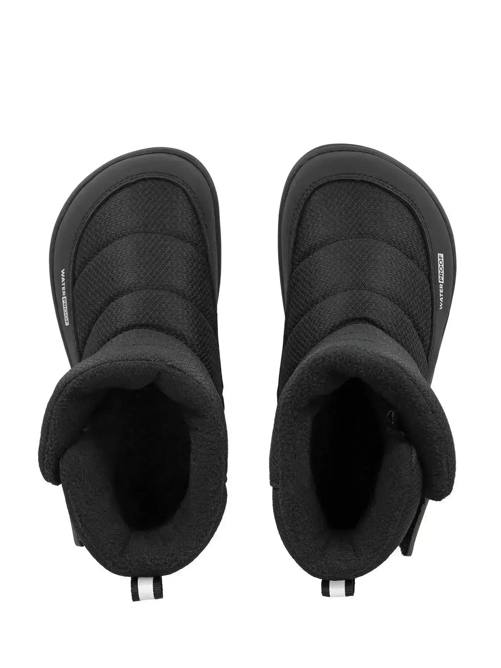 Be Lenka Kids - Ailo Preschool All Black - Botas de nieve respetuosas primeros pasos negro