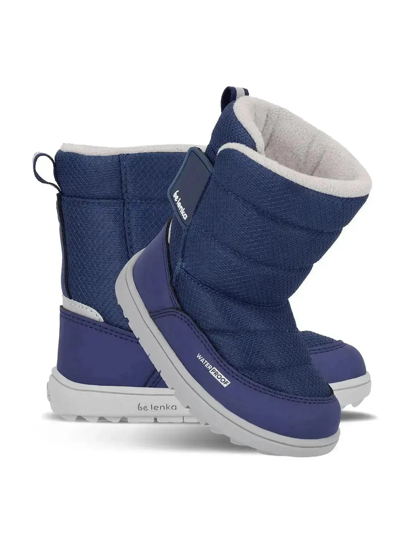 Be Lenka Kids - Ailo Preschool Dark Blue - Botas de nieve respetuosas primeros pasos azul marino