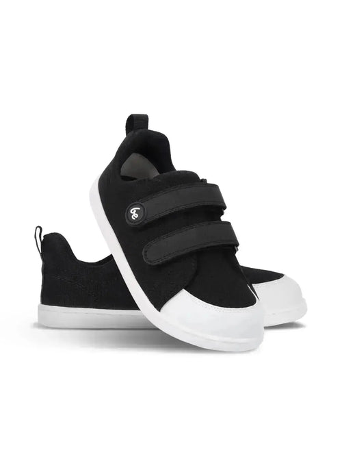 Be Lenka Kids - Canvi Preschool Noir & Blanc - Chaussures barefoot
