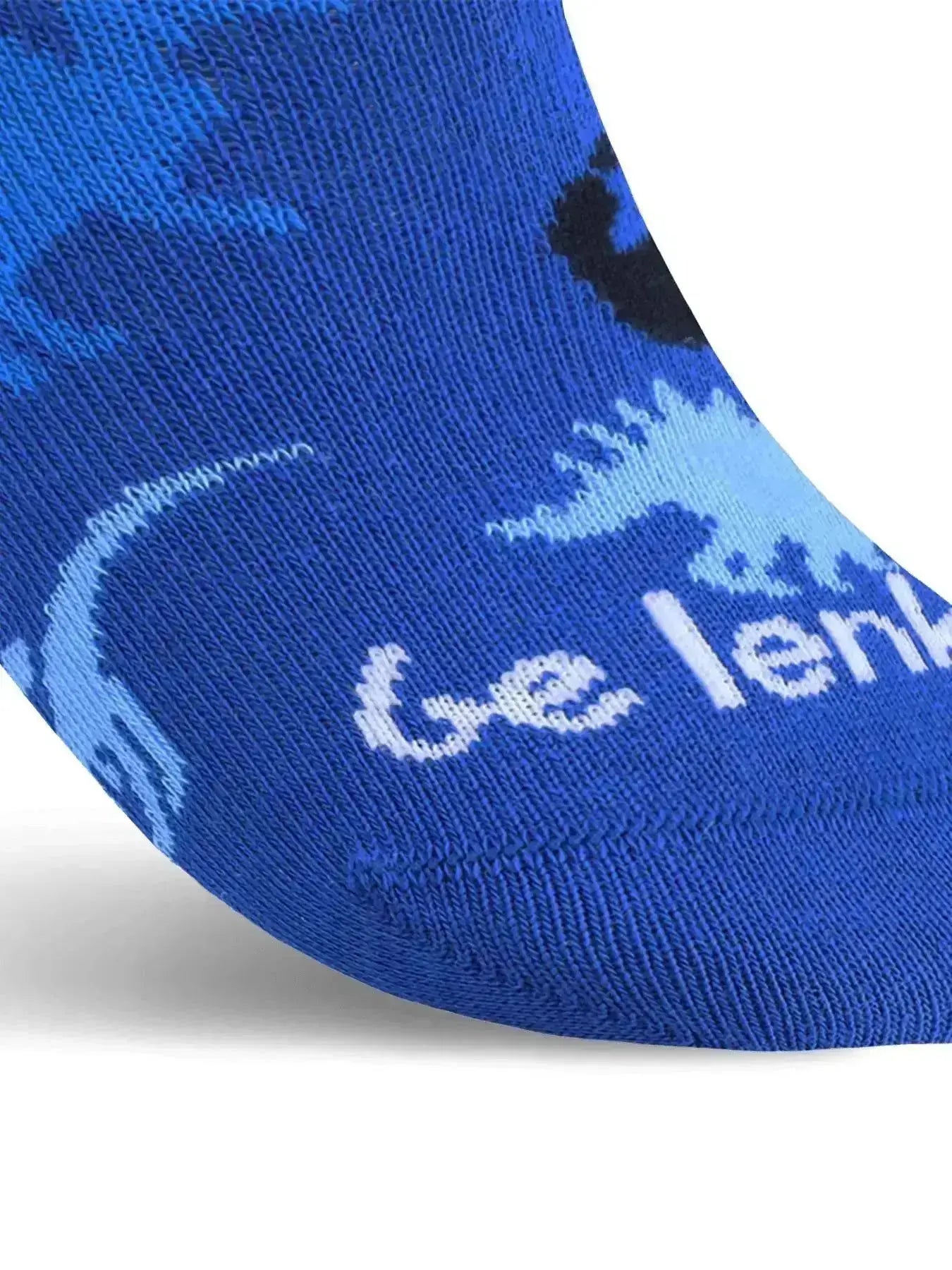 Be Lenka Kids - Crew Dino Royal Blue 3 pack - Calcetines barefoot