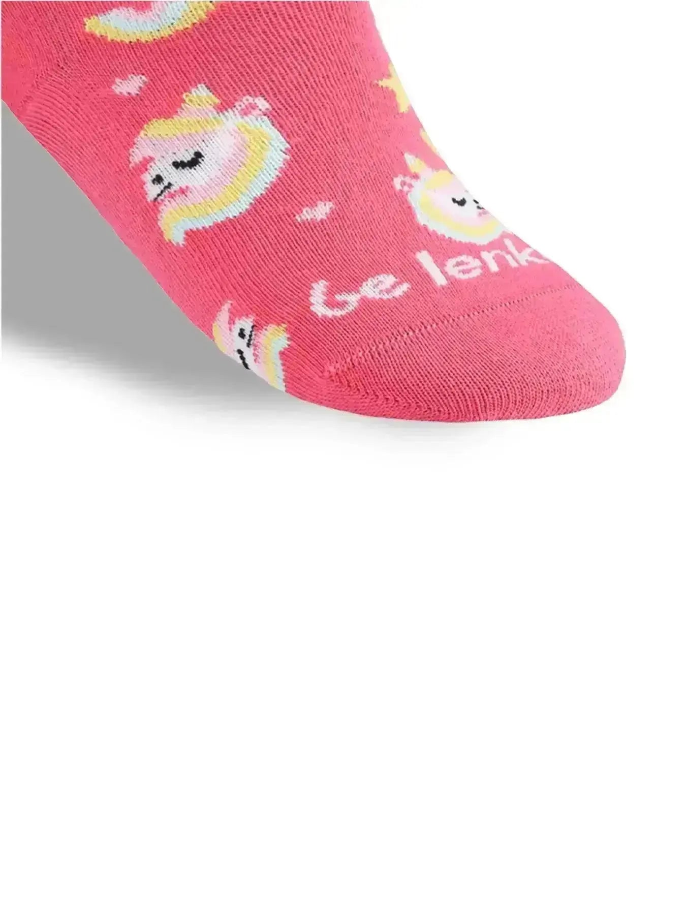 Be Lenka Kids - Lot de 3 paires de chaussettes barefoot Crew Unicorn BubleGum Rose