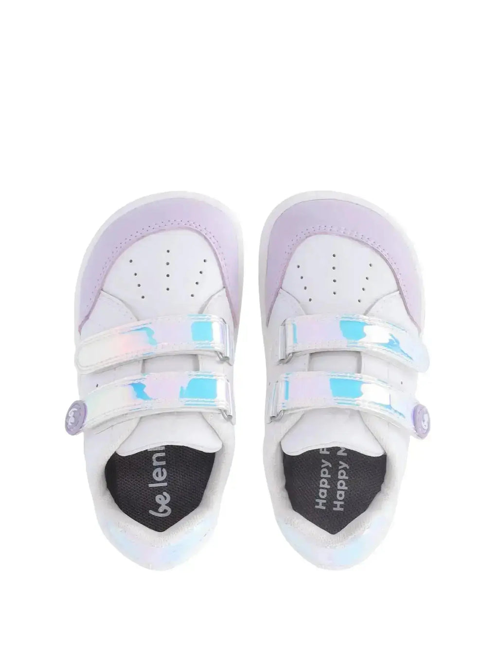 Be Lenka Kids - Energise Preschool White & Iridescent - Zapatillas respetuosas primeros pasos blanco