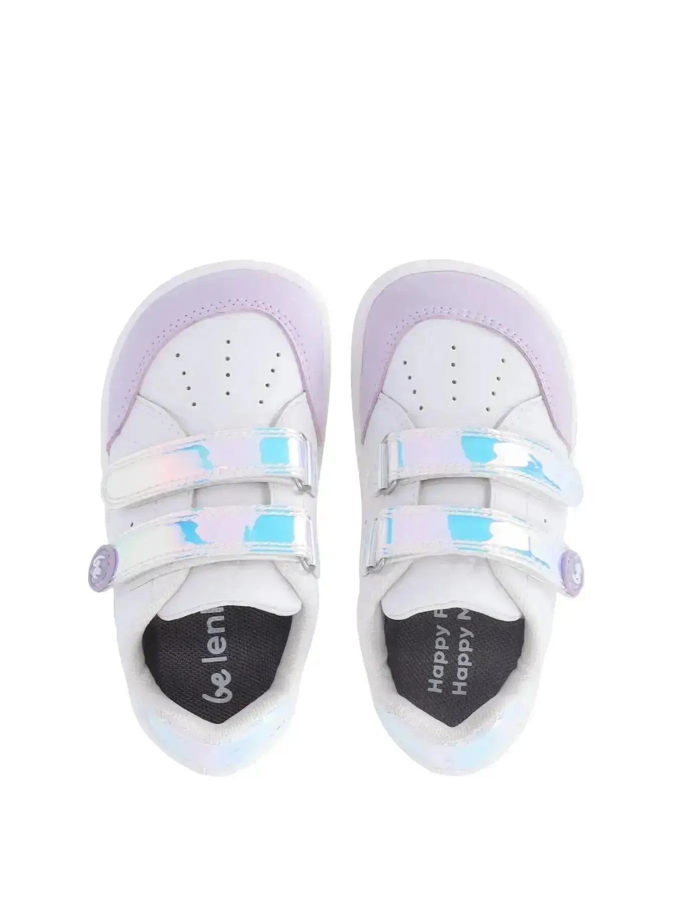Be Lenka Kids - Energise Preschool White & Iridescent - Zapatillas respetuosas primeros pasos blanco