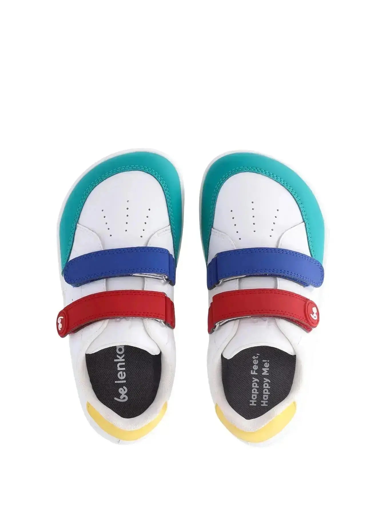 Be Lenka Kids - Energise White & Multicolour - Zapatillas barefoot infantiles multicolor