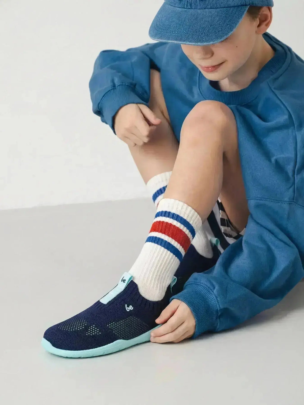 Be Lenka Kids - Luppo Blue & Aqua - Slip-on barefoot