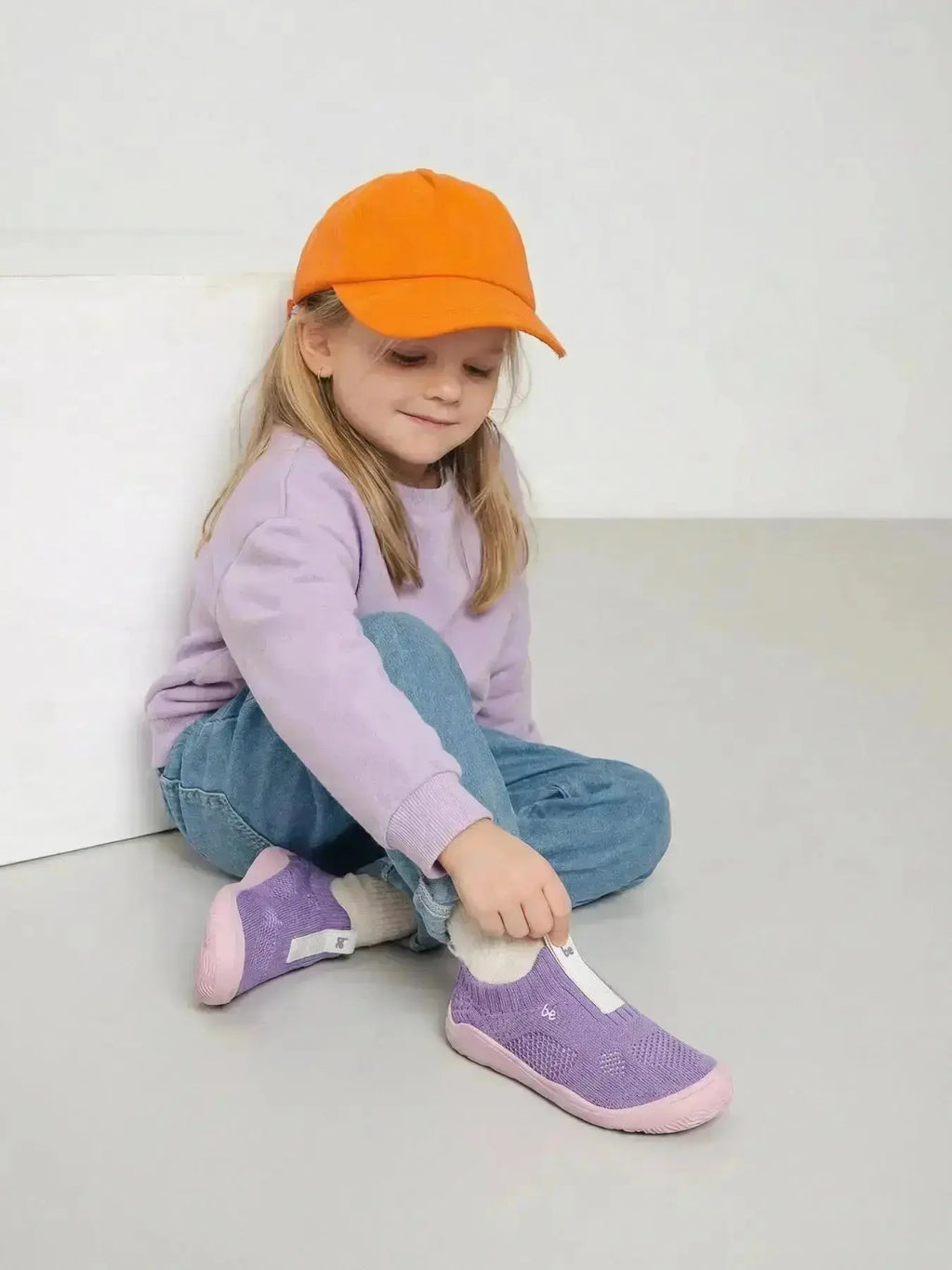 Be Lenka Kids - Luppo Preschool Lilac & Rose - Chaussures minimalistes à enfiler
