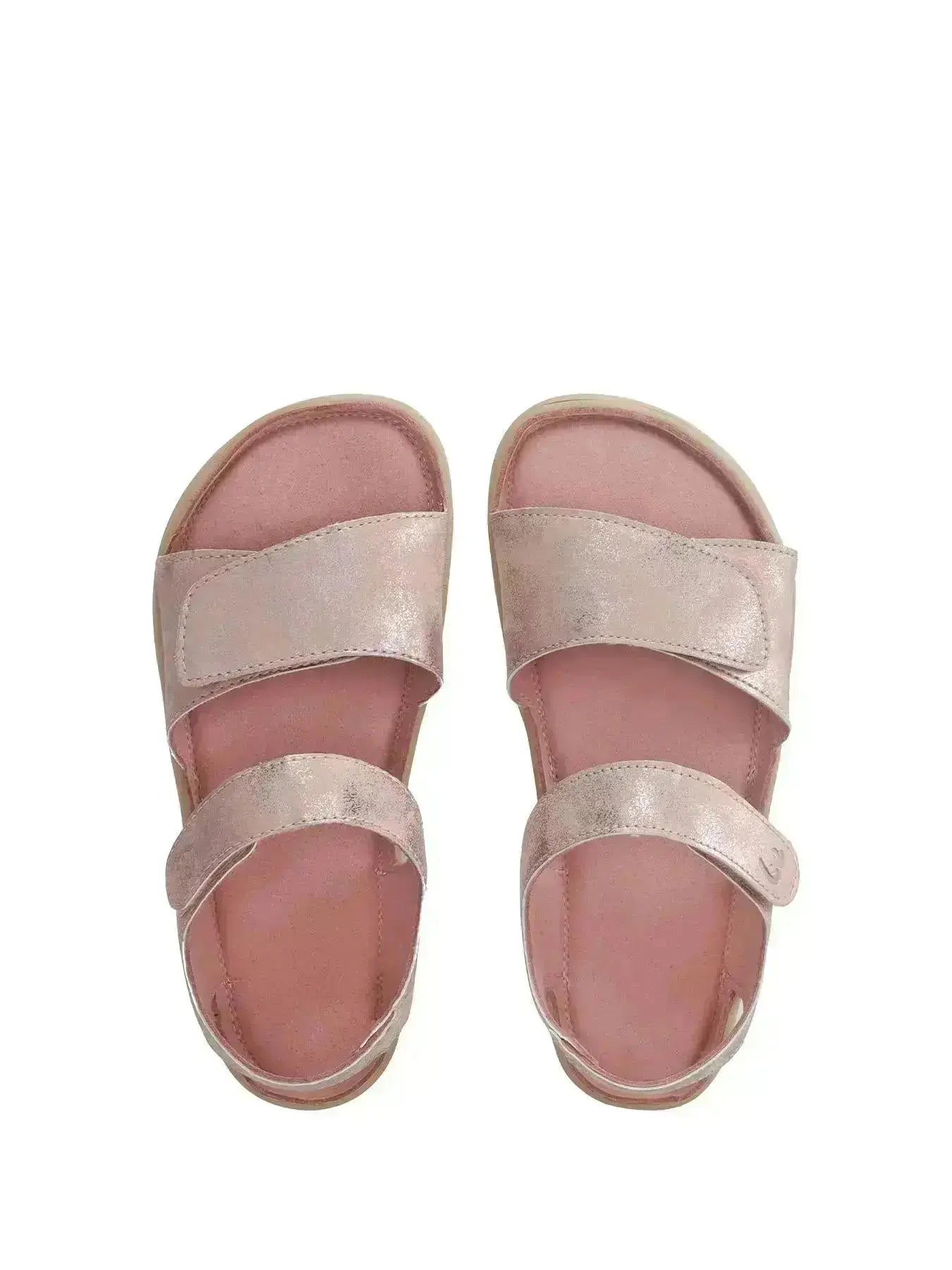 Be Lenka Kids - Miami Coral Sparkle - Sandalias barefoot infantiles rosa