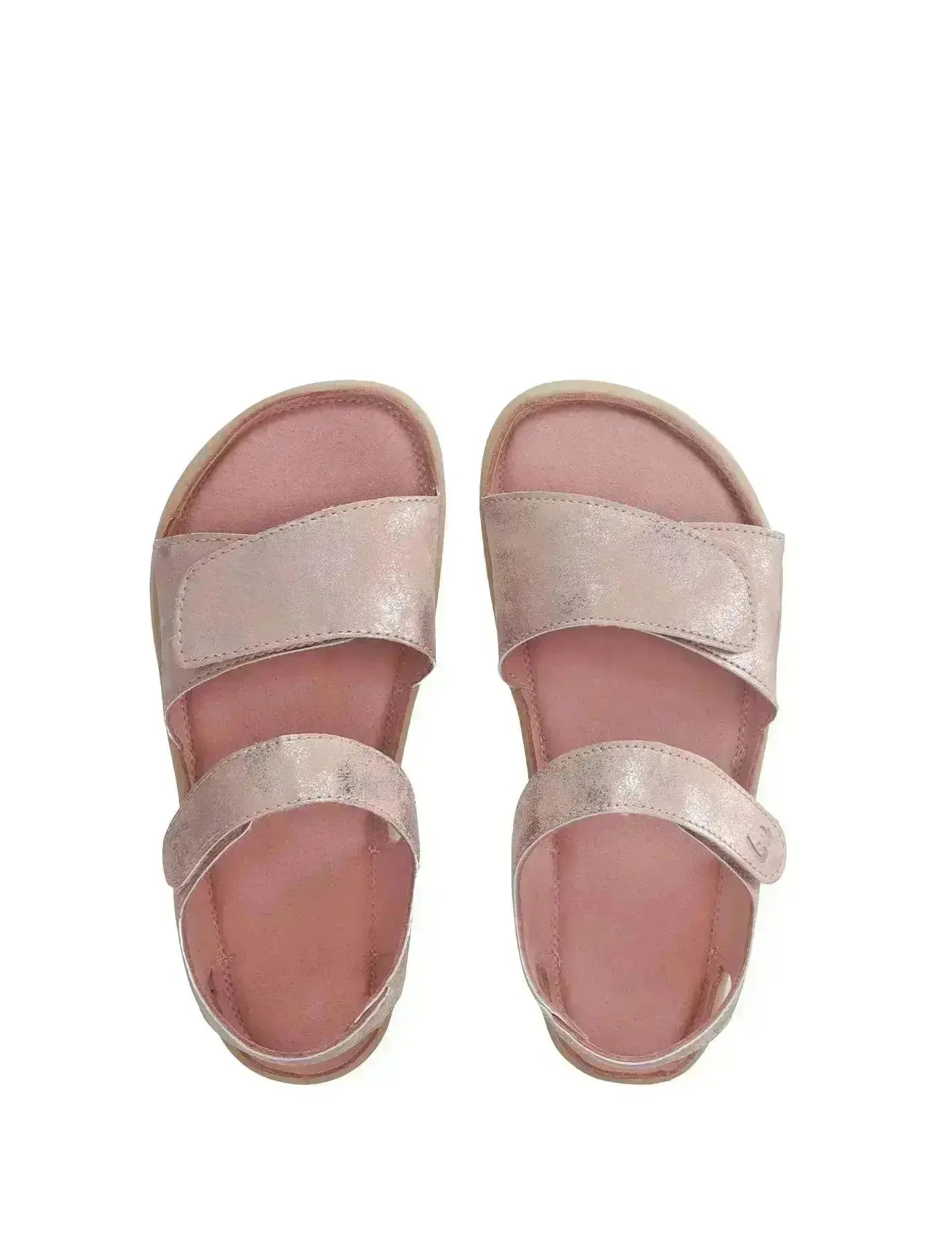 Be Lenka Kids - Miami Junior Coral Sparkle - Sandalias barefoot infantiles rosa