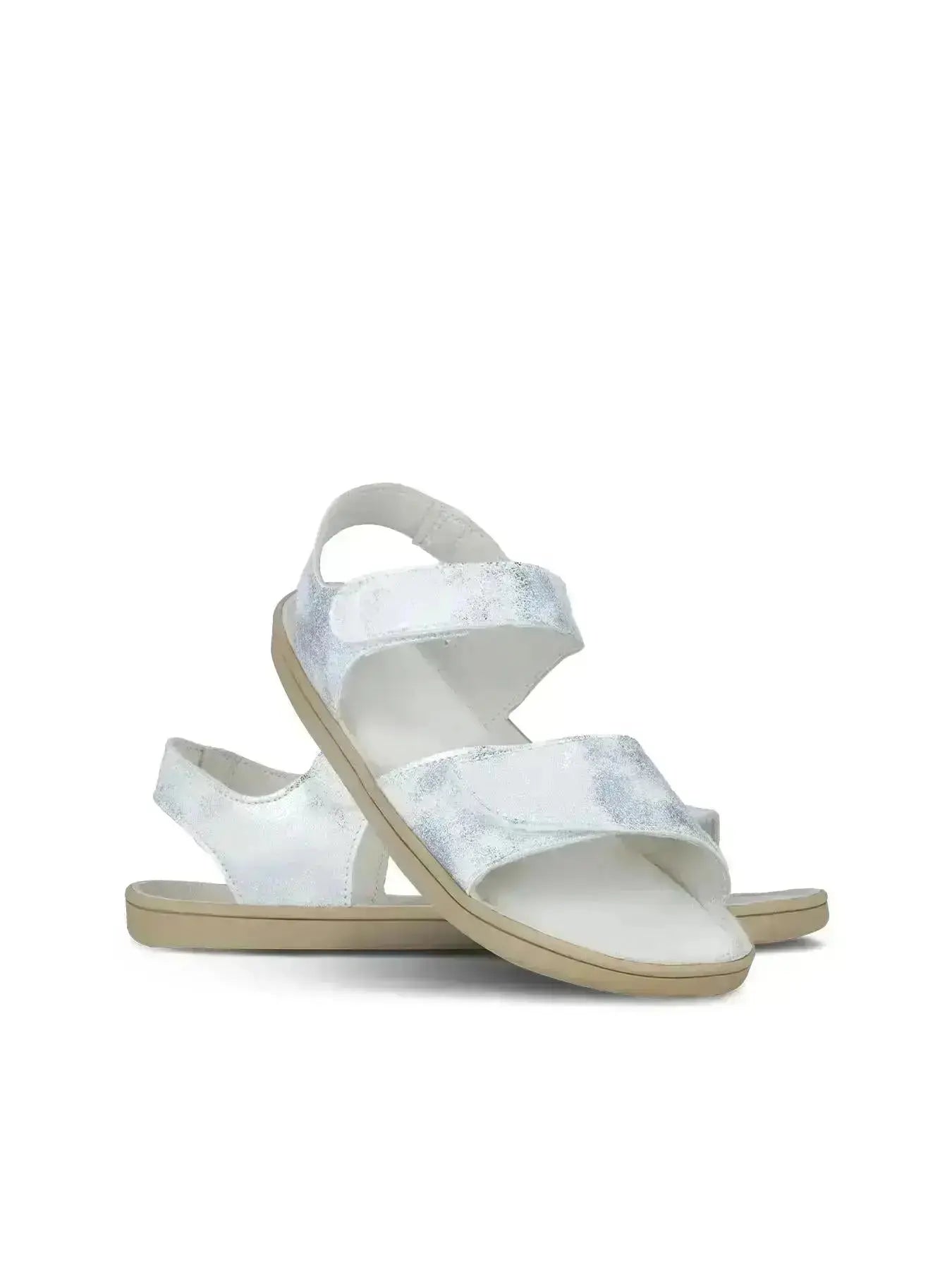 Be Lenka Kids - Miami Junior Blanc Cassé Scintillant - Sandales minimalistes