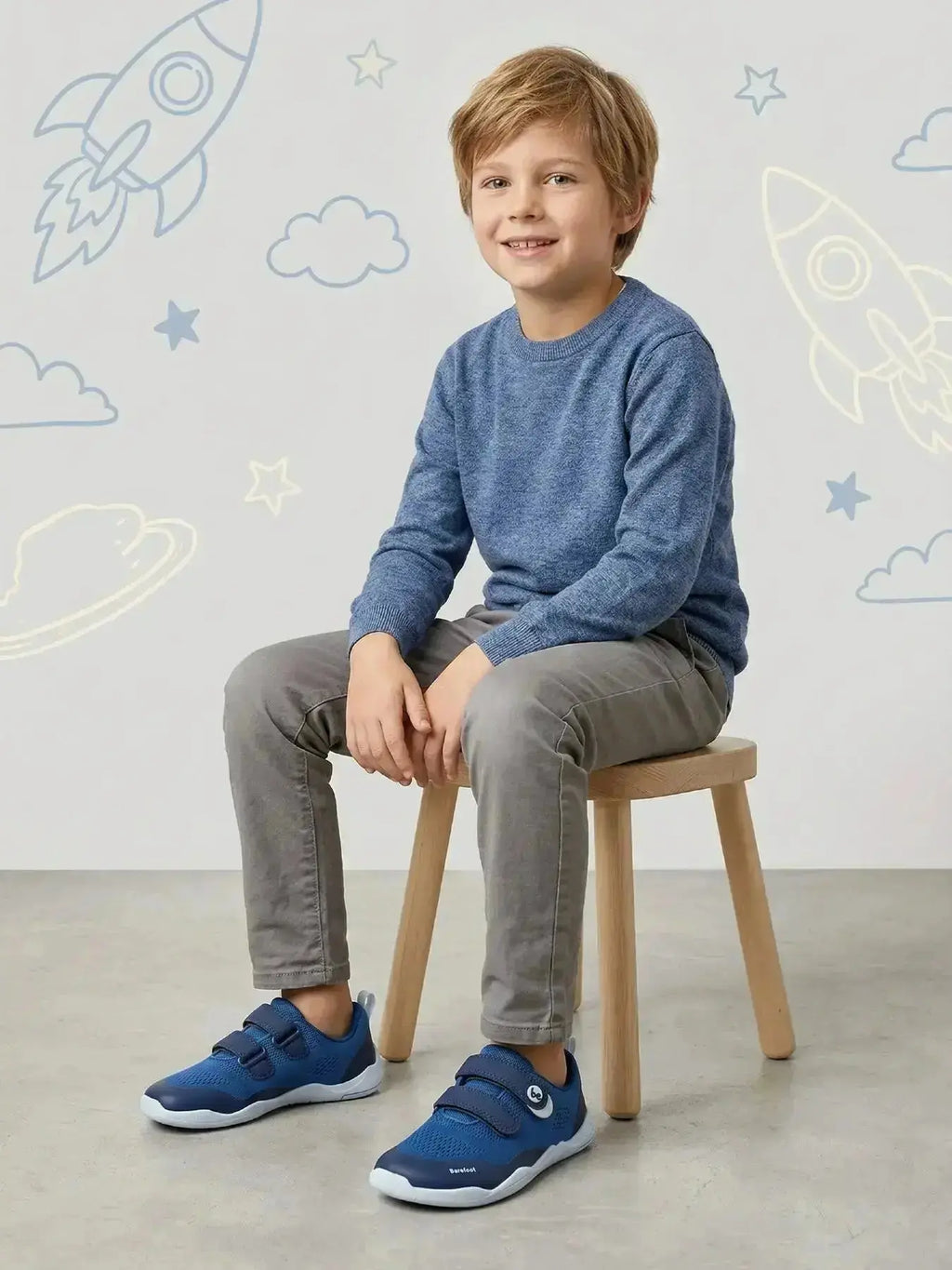Be Lenka Kids - Nubo Blue - Zapatillas barefoot