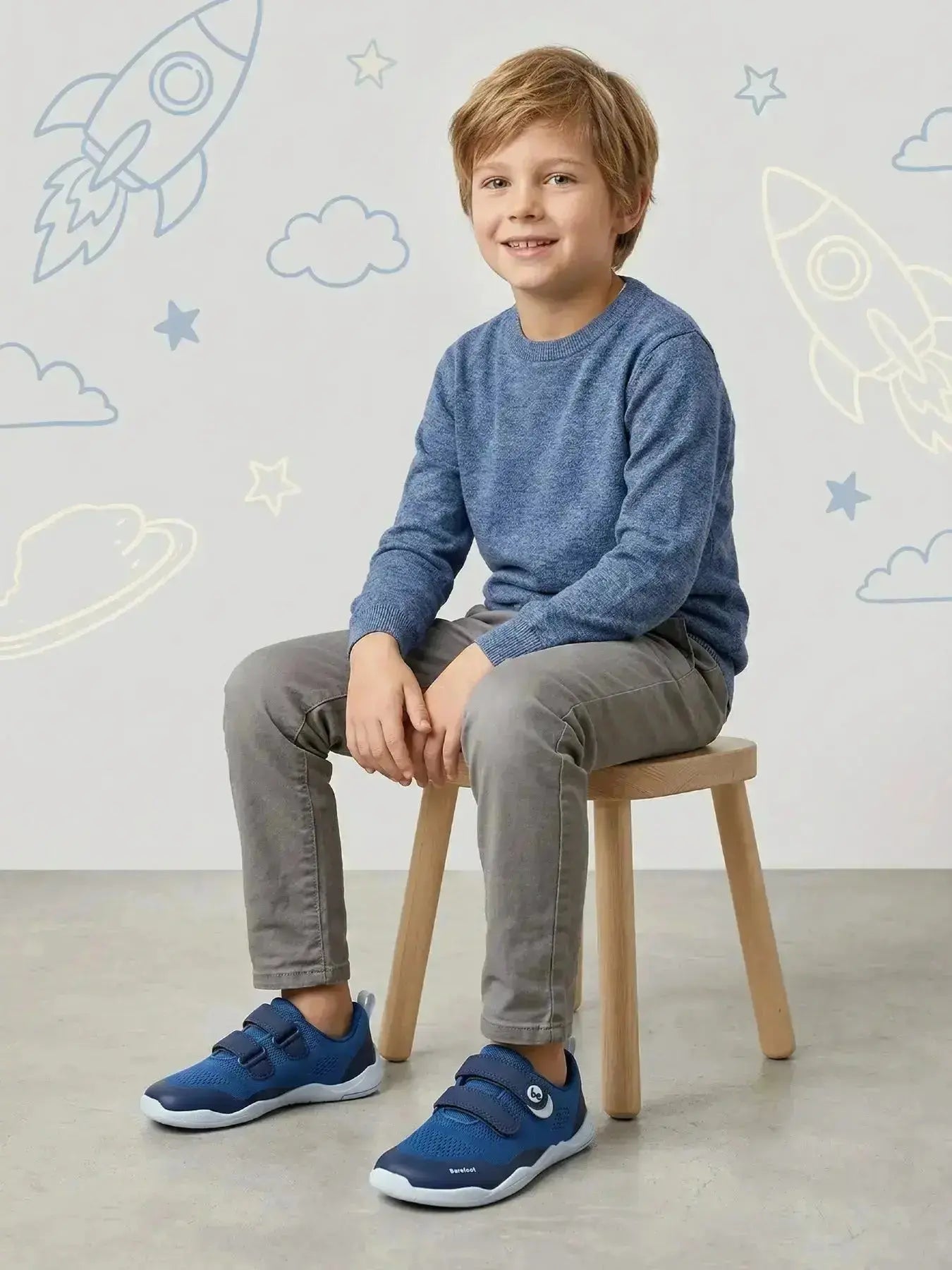 Be Lenka Kids - Nubo Blue - Zapatillas barefoot