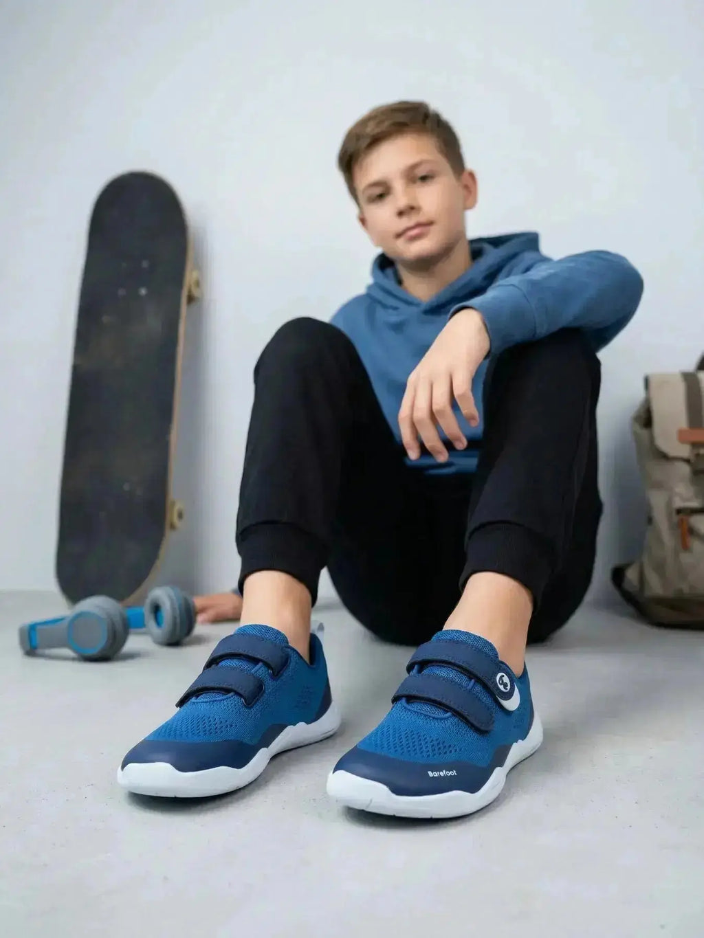 Be Lenka Kids - Nubo Junior Blue - Zapatillas barefoot