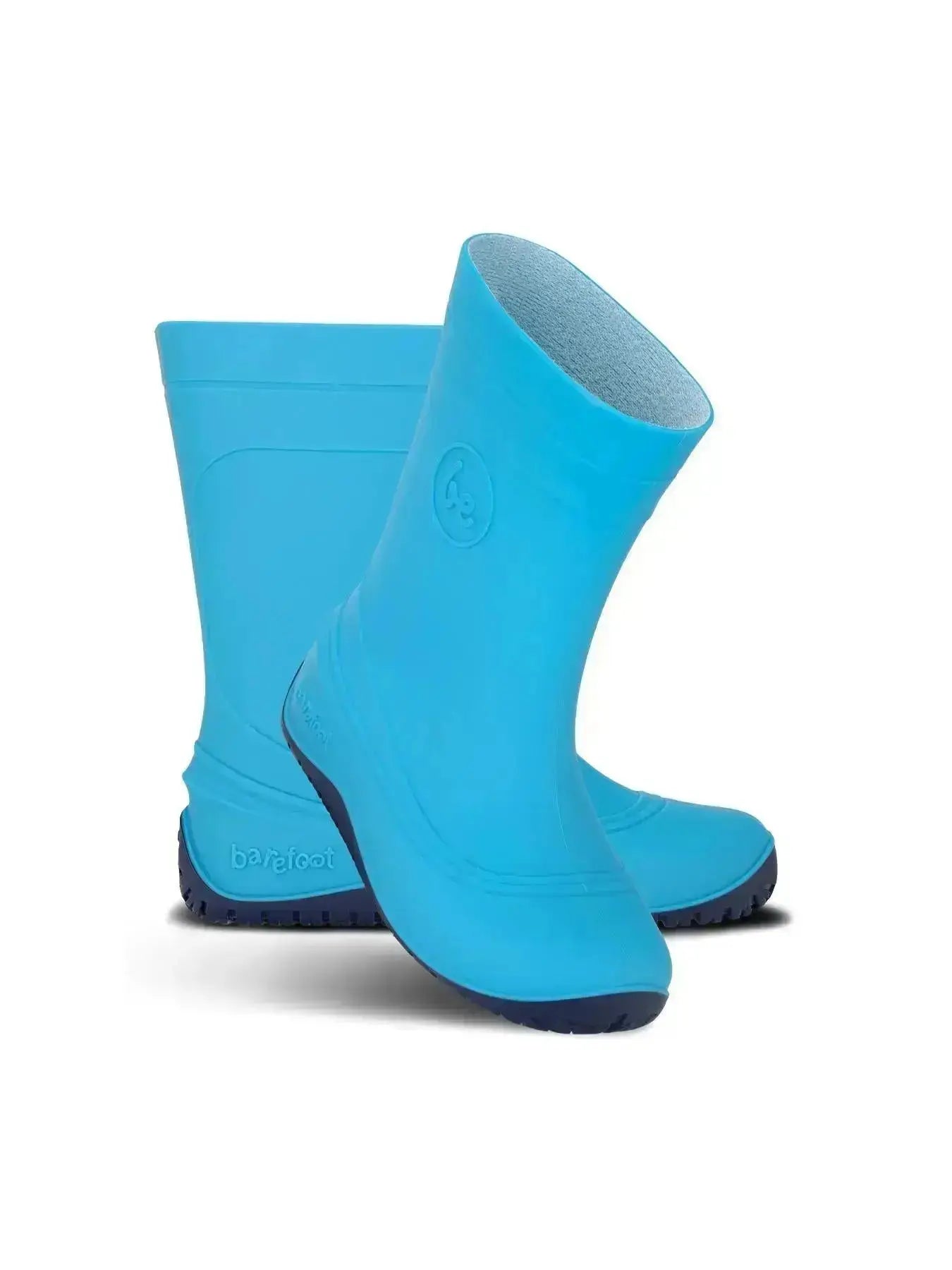 Be Lenka Kids - Pudds Aqua Blue - Bottes de pluie barefoot